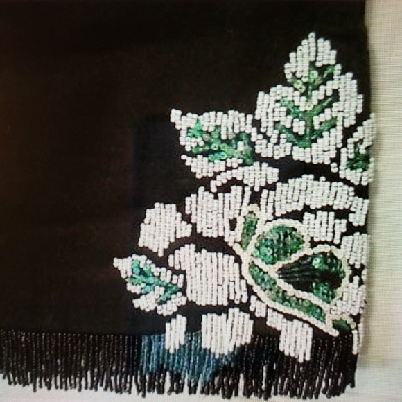 Cache Pants w/ Beaded Hems Size 2 - Picture 2 of 2